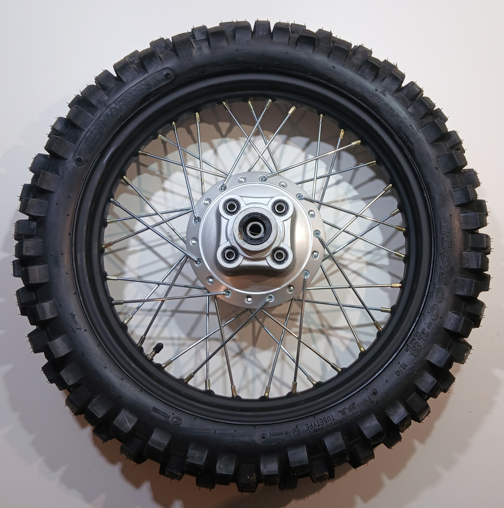 Колесо заднее в сборе 110/100-18 ось Ф15мм Мотоцикл Motoland XR250 ENDURO