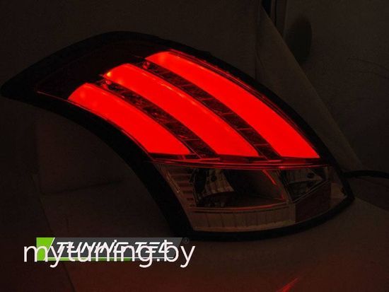 Задние фонари для Suzuki Swift III (10-17) LED красные темные
