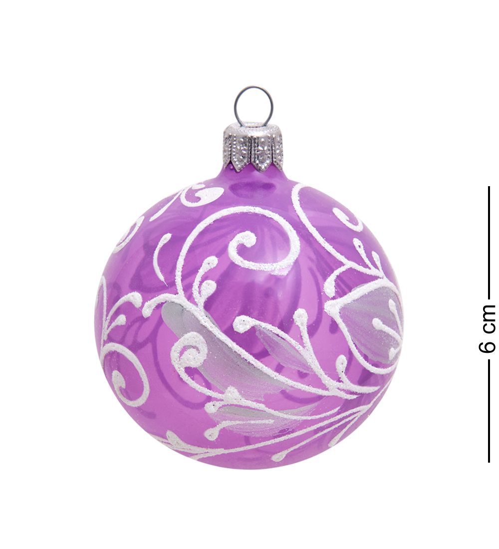 Элита НФШ-1227/3 Ел.украшение Шар «Вьюнок» 60 мм