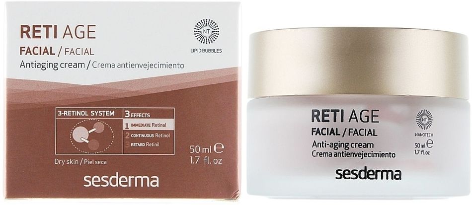 Антивозрастной крем RETI AGE CREMA FACIAL, 50мл