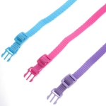 Ошейник с колокольчиком 1*19-32см «Zoo City-Бабочка» микс цветов (минивложение 12шт)