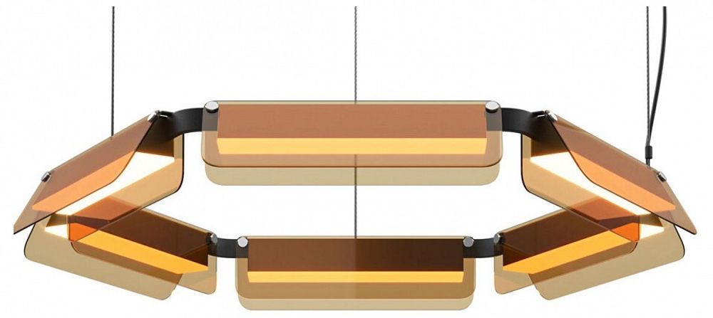 Подвесная люстра Maytoni Flat MOD296PL-L40BC3K