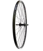 Колесо заднее 27.5" TRIX, профиль алюминиевый, двойной, 36H, фрезерованный, 584х19,6/22,8х20,2мм, A/V, анодированный, черный, втулка алюминиевая, V-br, под трещотку, гайки, черная, спица черная