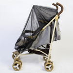 4940745 Универсальная москитная сетка на детскую коляску, цвет черный