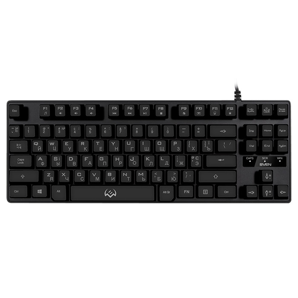 SVEN  Игровая клавиатура KB-G7400 (87кл., 12 Fn функций, подсветка)