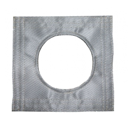 ТЕРМОСТОЙКАЯ НАКЛАДКА НА ОКНО ПОД ГАЗООТВОДНУЮ ТРУБУ D 100 ММ