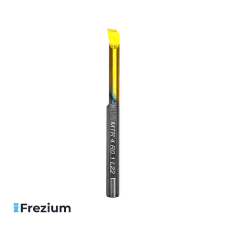 Мини резец расточной по металлу с внутренним подводом под СОЖ "Carmex" (MTR 4 R0.1 L22 BXC; 19162)