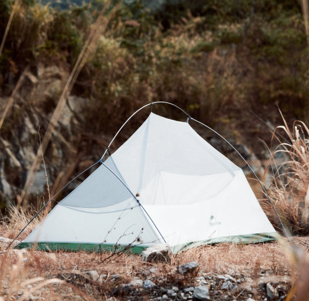 Палатка Naturehike Cloud Up Base 2-местная, алюминиевый каркас, оранжевая, артикул CNK2450WS032-2WBOR