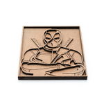 Дэдпул от SamCraft - сборные объемные картины из дерева своими руками, покрась, собери и склей