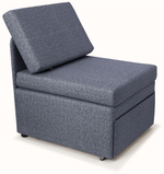 Кресло-кровать "Миник" Rich Grey (серо-синий)