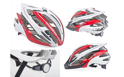 Шлем AERO 121 RED/WHT р-р 52-58см AUTHOR