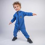 Комбинезон с карманами "Деним" утепленный