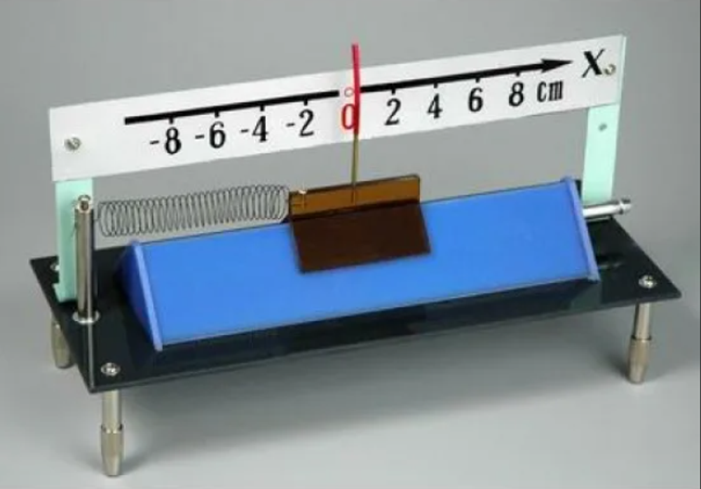 Прибор для демонстрации колебаний на пружине