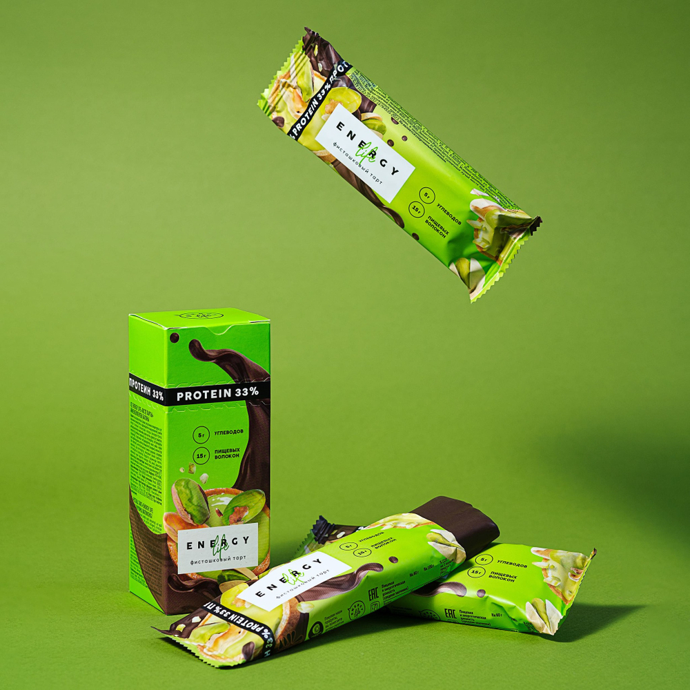 Energy Life Батончик протеиновый "Тарт фисташковый" 3шт/упак