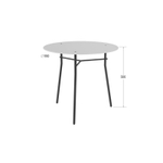 Стол журнальный Ника 550 × 550 × 500 мм, (белый)