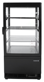 Витрина холодильная Foodatlas RT-68L черная (с уценкой)