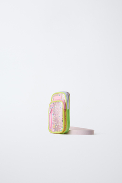 ZARA ВИНИЛОВЫЙ ЧЕХОЛ ДЛЯ МОБИЛЬНОГО ТЕЛЕФОНА С ДЕКОРАТИВНЫМИ ДЕТАЛЯМИ, РАЗНОЦВЕТНЫЙ