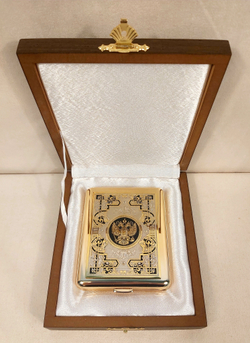 Портсигар "Герб РФ" №8