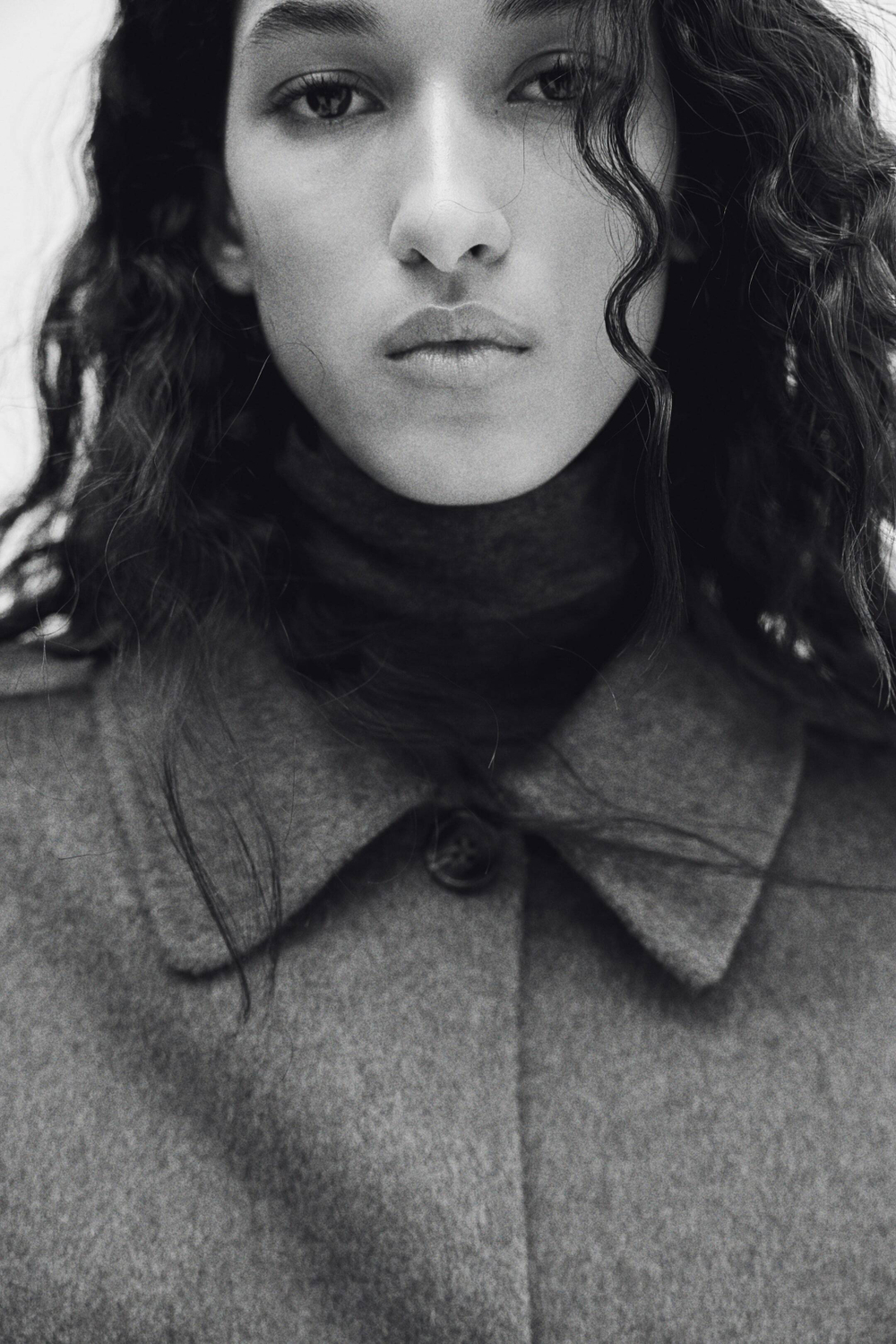 H&M Куртка ручной работы из смесовой шерсти, темно-серый