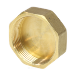 Заглушка латунь Ду 32 (1 1/4") ВР LD LD.65.504.32