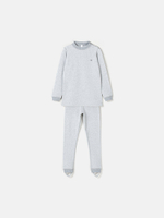 Термобельё джемпер и брюки, Серый меланж