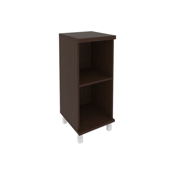 First Стеллаж низкий узкий KSU-3 Венге Цаво 401*432*958