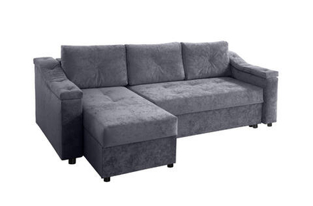 МЯГКАЯ МЕБЕЛЬ, Диван угловой FELLINI. Цвет NEBBY 025