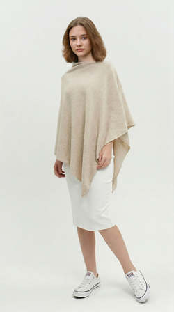 Накидка женская Т028-08/08 бежевая