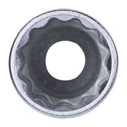 KING TONY (323022M) Головка торцевая глубокая двенадцатигранная 3/8", 22 мм