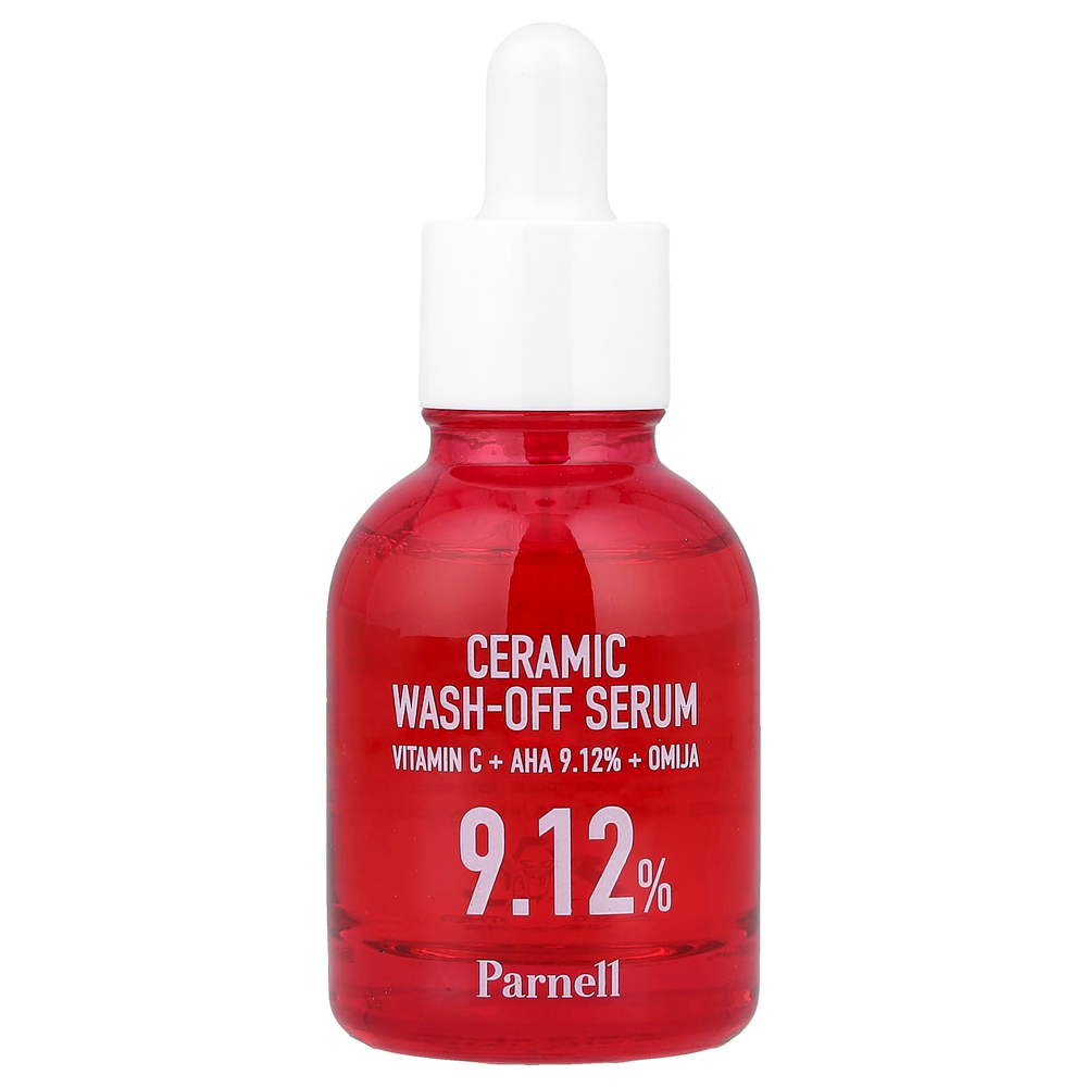 Parnell, Omija, сыворотка для смывания керамики с AHA 9.12, 30 мл (1,01 жидк. унции)