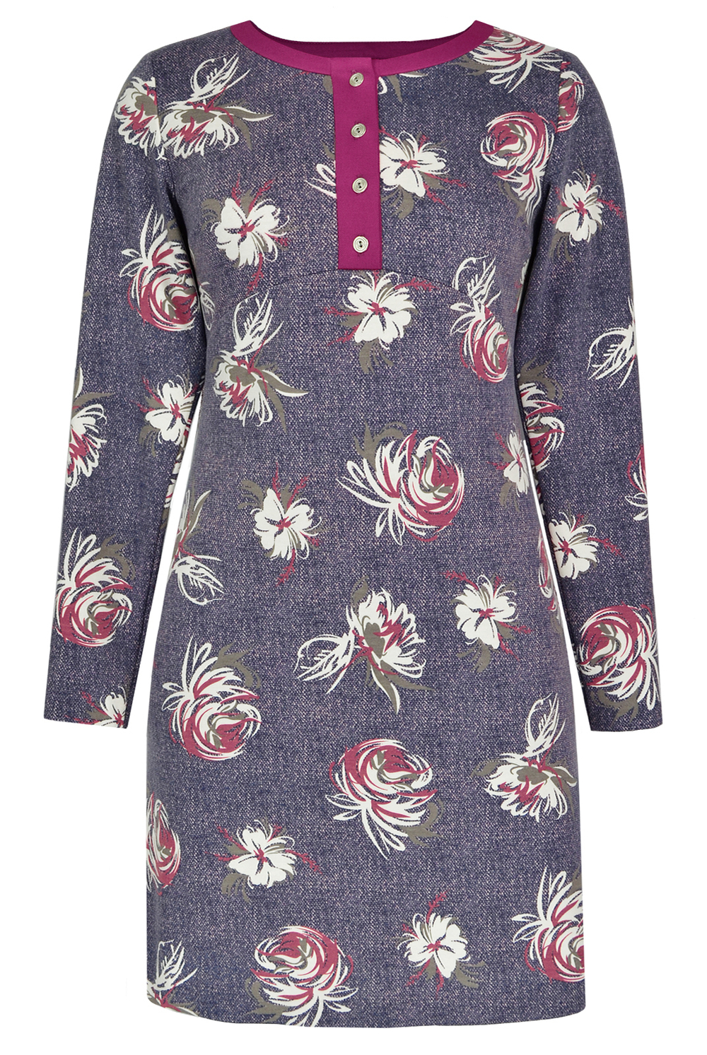 Трикотажное платье 1411Л, розовые розы #359РР051411Л