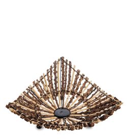 63-012-02 Декоративная корзинка средняя (о.Бали)