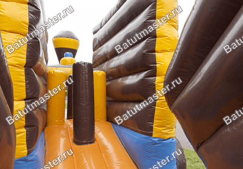 Коммерческий надувной батут "Тоннель пират"