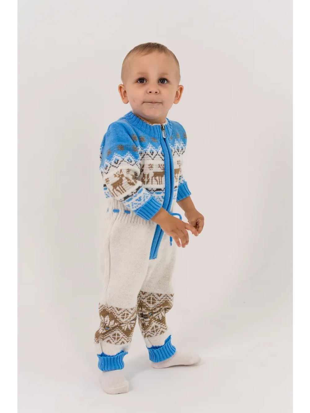 Комбинезон вязаный