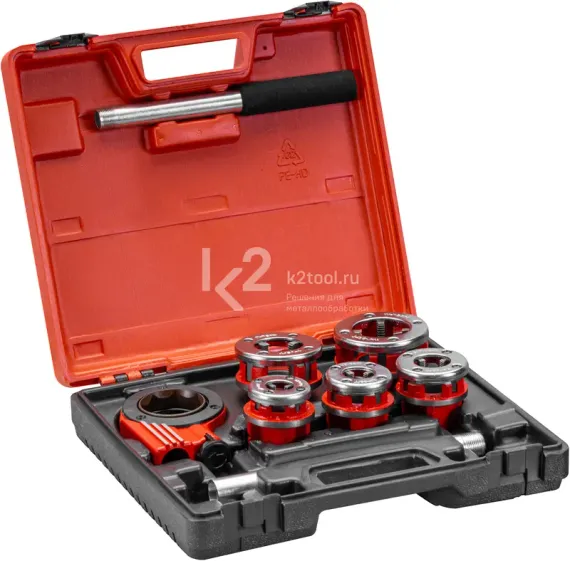 Клупп ручной Ravic RV-360 с набором головок, 3/8″-1 1/4″, 5 шт.