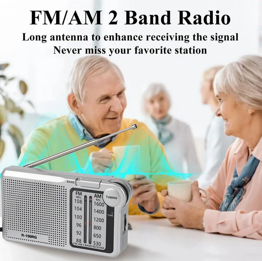 Радиоприемник карманный,аккумуляторный FM/AM NNS R-150RG