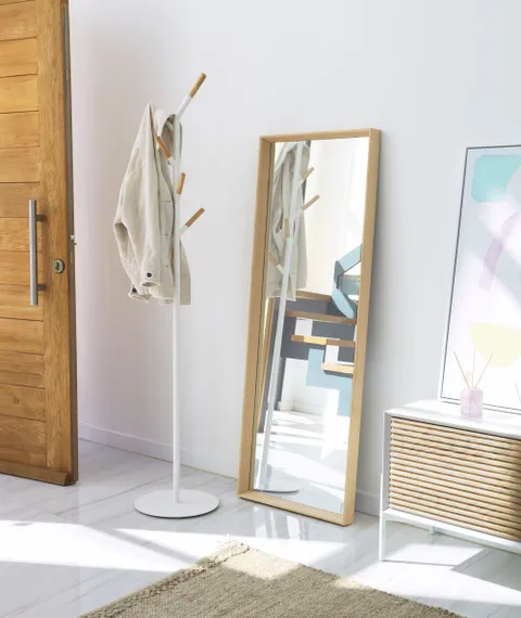 Напольная вешалка Bren 175 см белая