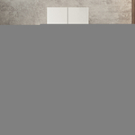 Шкаф Агератум МДФ двухсекционный с антресолью Лайн флай (0,27) А10029 матовая - Орех Экко 9459  100*60*260