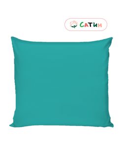 Наволочка 1 шт сатин Milky Garden "Зеленый" 70x70 см на молнии