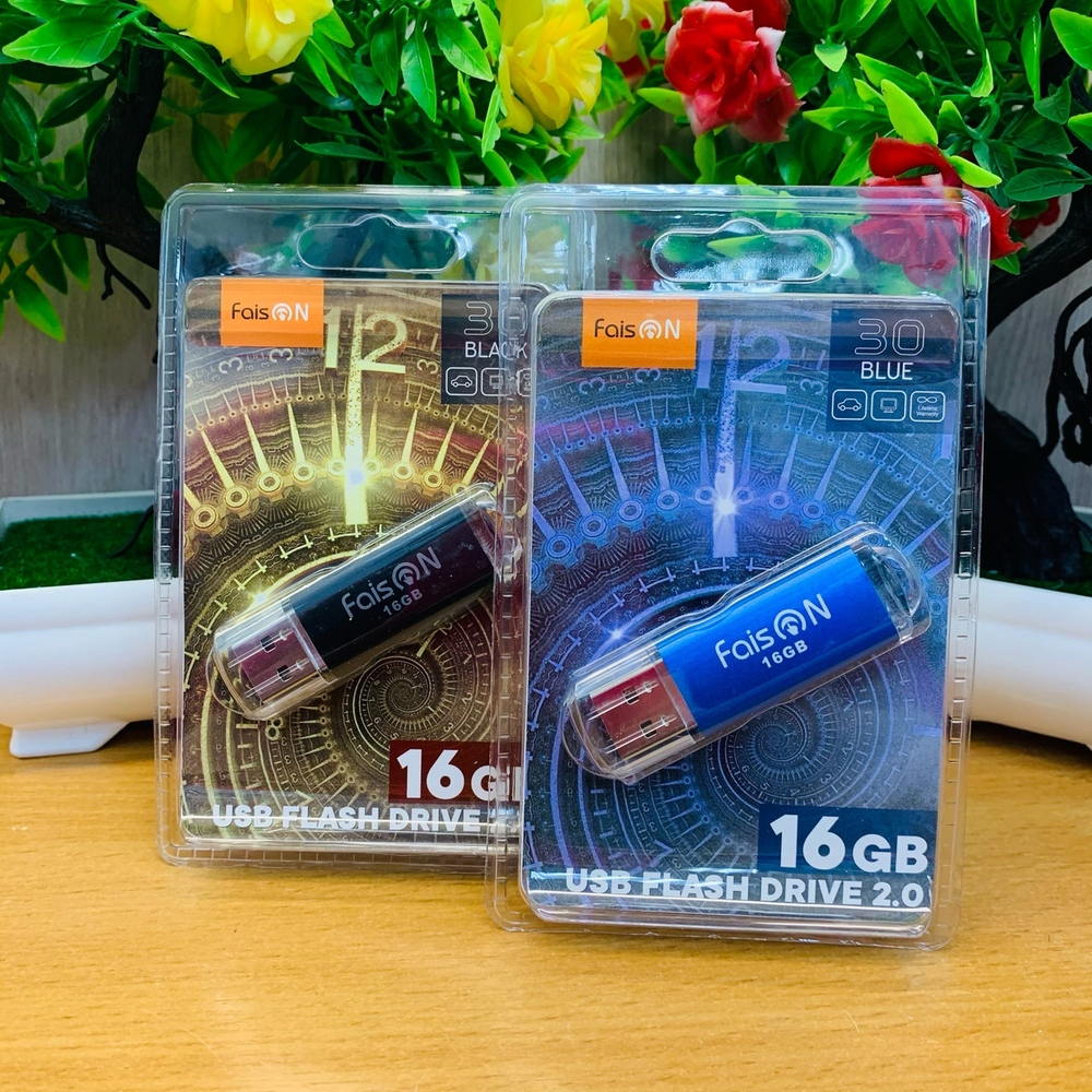 USB Флешка 16GB Faison 30, USB 2.0, черная