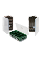 Коробка Три Кита TK-32 Двухсторонняя Зелёная 6+5отд. 190x112x50мм 003.0826