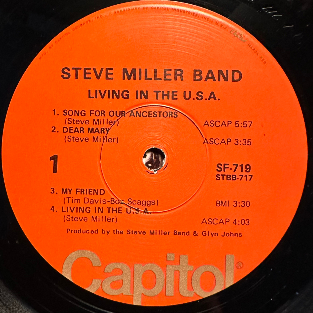 The Steve Miller Band - Living In The U.S.A. (США 1972г.)