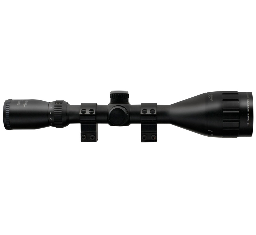 Mounmaster 4-12x50 AO IR сетка HMD (Half Mil Dot), 25,4 мм, кольца на ласточкин хвост, подсветка красным/зеленым, отстройка от параллакса, азотозаполненный NMMI41250AON