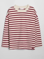 Костюм для девочки в полоску с леггинсами