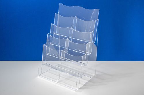 Подставка для буклетов А5 верт 5 -ти яр на 10 отделений