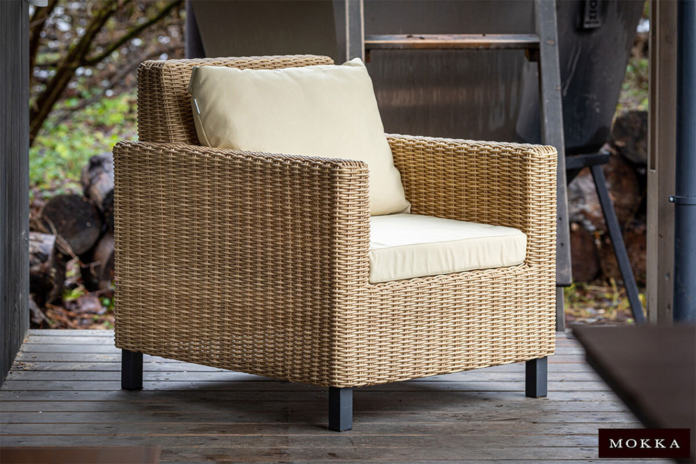 MOKKA BELLA кресло, соломенный