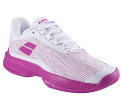 Женские теннисные кроссовки Babolat Jet Tere 2 - white/fandango pink