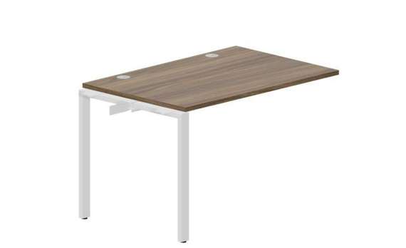 стол Strike 1180х780х750мм (2 громмета) - приставной элемент