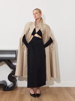 ПЛАТЬЕ С АСИММЕТРИЧНЫМИ ВЫРЕЗАМИ «GODDESS» ЧЕРНЫЙ