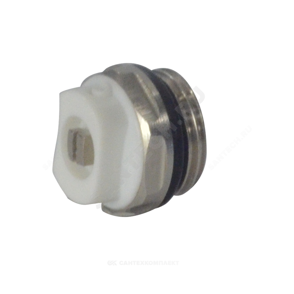 Кран Маевского ручной латунь Ду 15 Ру10 G1/2" НР под отвертку Ogint